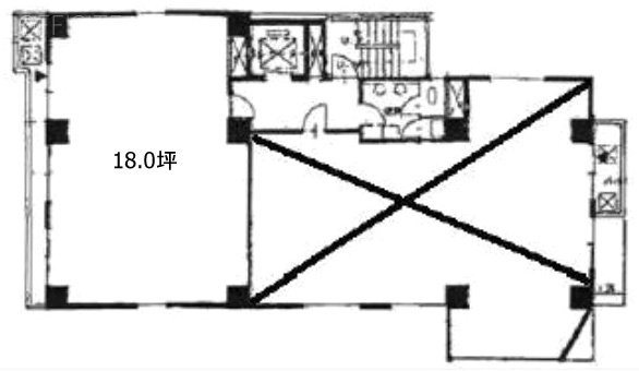赤坂スクエアビルA 間取り図