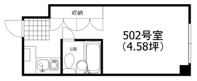 ライオネス浜松町502 間取り図