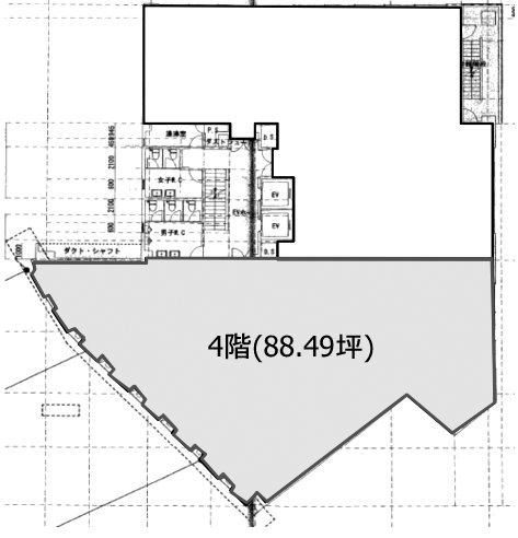 いちご五反田ビル403 間取り図