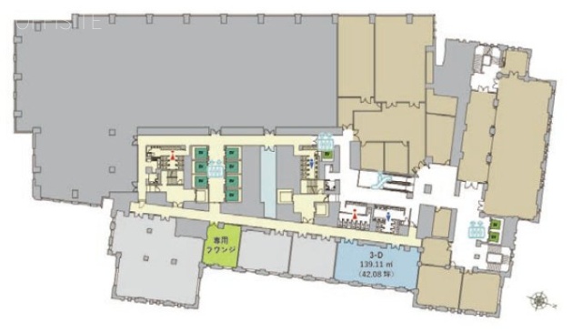 九段会館テラスD 間取り図