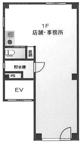 本郷ビル1F 間取り図