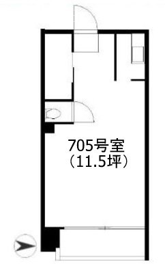 光雲閣705 間取り図