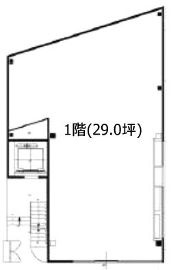 ACN高田馬場ビル1F 間取り図