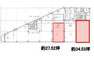 イトーピア新大阪ビル2F 間取り図