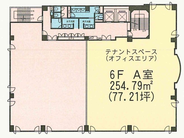 高輪小野ビルA 間取り図