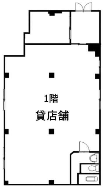 コーポ望月ビル1F 間取り図