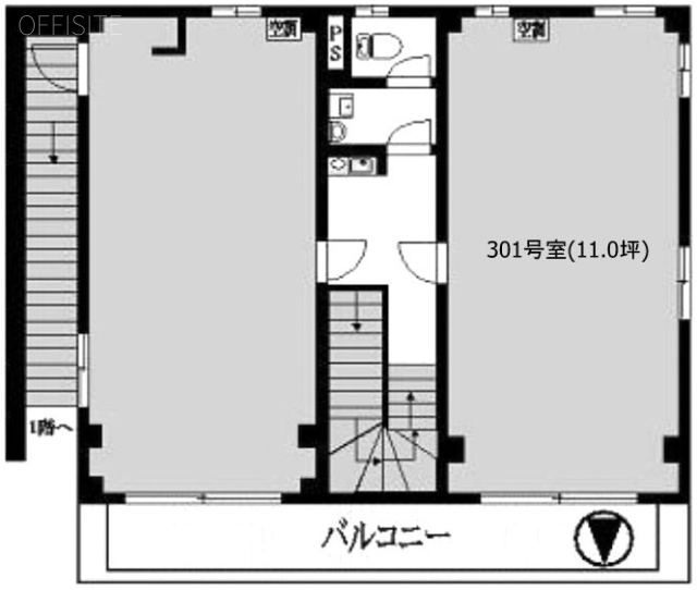 宮本ビル301 間取り図