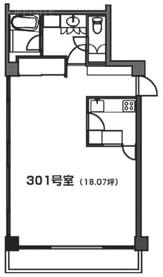 IBビル301 間取り図