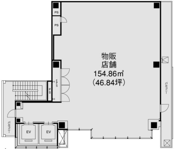 八重洲香川ビルディング2F 間取り図