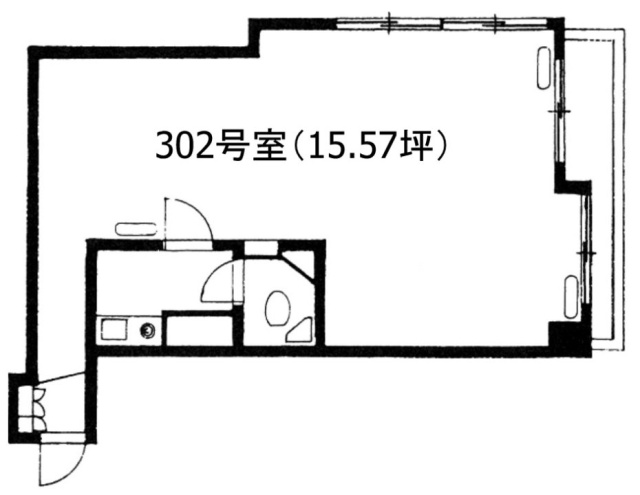 サンローズ原宿302 間取り図