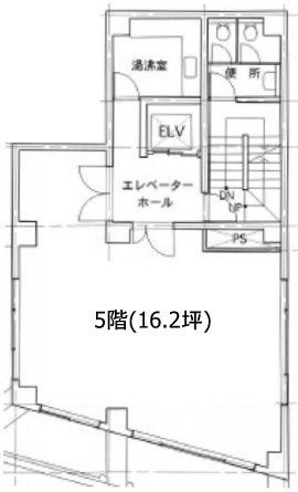 テイユー日本橋ビル5F 間取り図