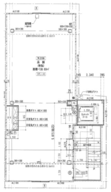 (仮)五番街ビル2F 間取り図