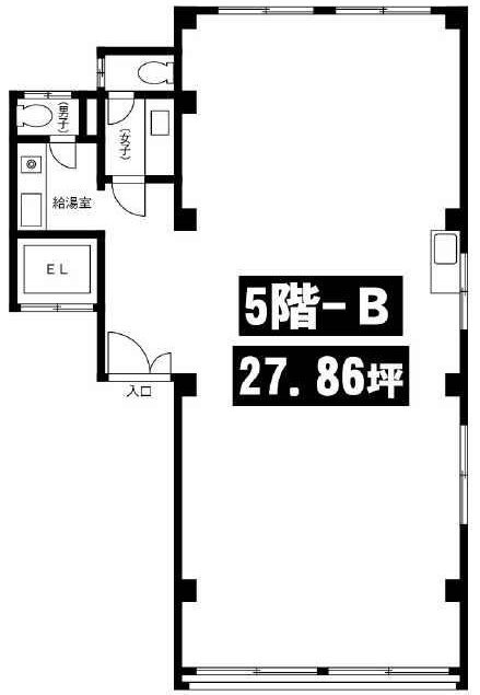 医療ビルB 間取り図