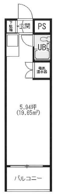 銀座永谷タウンプラザ202 間取り図