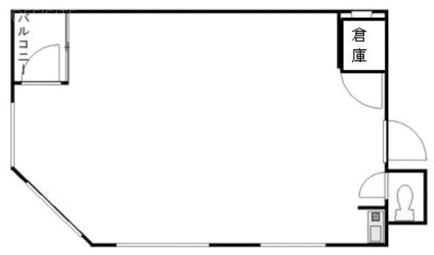明輝ビル5F 間取り図