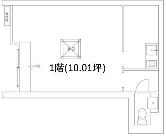 カテリーナ新宿御苑102 間取り図