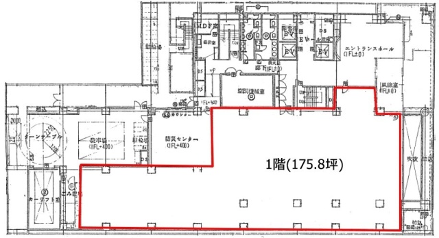 東陽プラザビル1F 間取り図