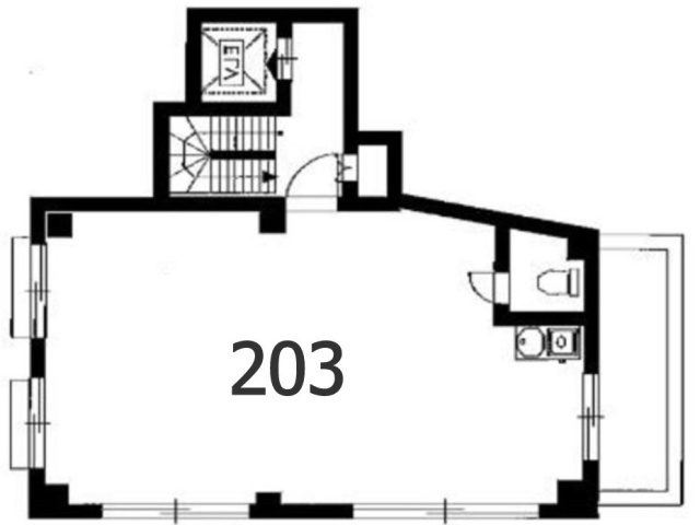 第2長谷川ビル203 間取り図