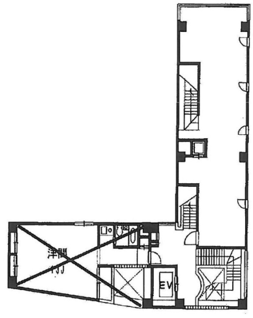 御徒町K1ビル2F 間取り図