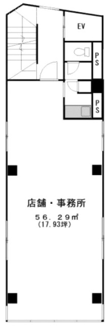 一番町SAビル3F 間取り図