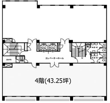 小浦第2ビル4F 間取り図