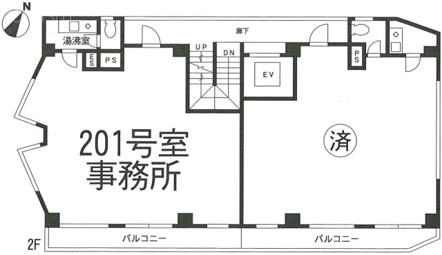 千駄ヶ谷SKYHILLSビル201 間取り図