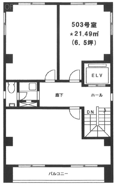 東和錦町ビル503 間取り図