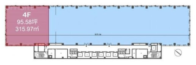 新田町ビル4F 間取り図