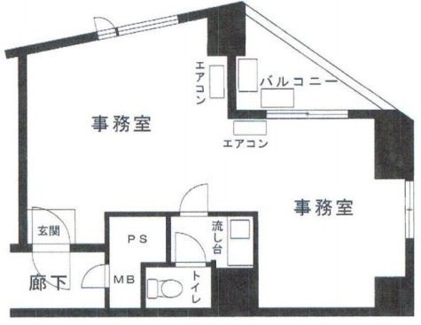 MT道玄坂ビル202 間取り図