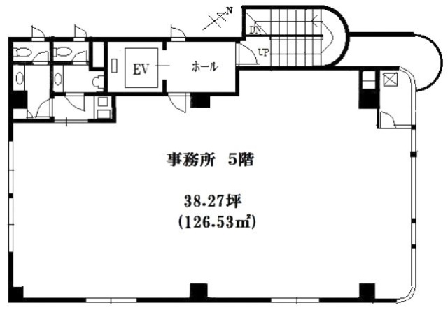 中村ビル5F 間取り図