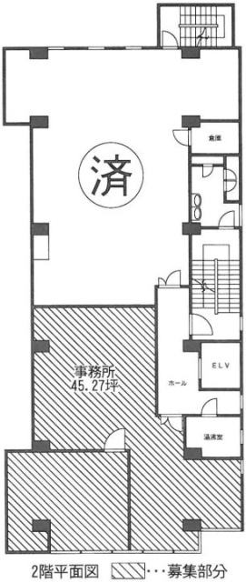 港南日成ビル2F 間取り図