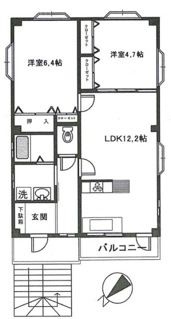 タケモトビル3F 間取り図