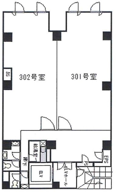 加藤第1ビル301 間取り図