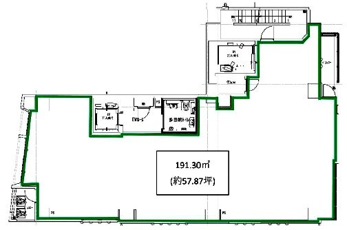 TAKAMAビル5F 間取り図