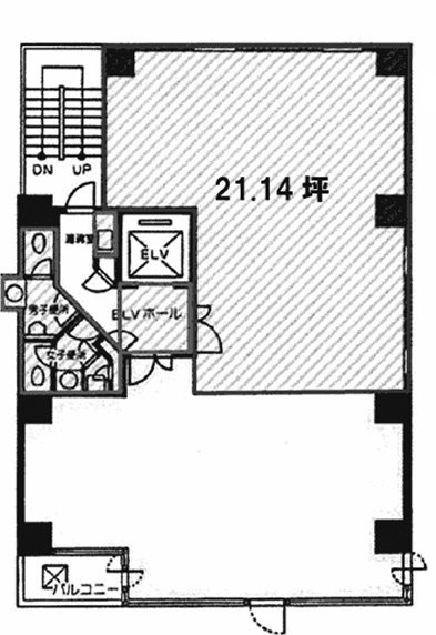 サンセルモ大門ビル6F 間取り図