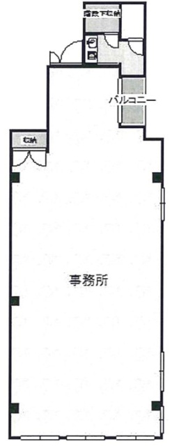 大川ビル2F 間取り図