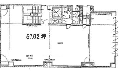 リブラ馬喰町Ⅵビル6F 間取り図