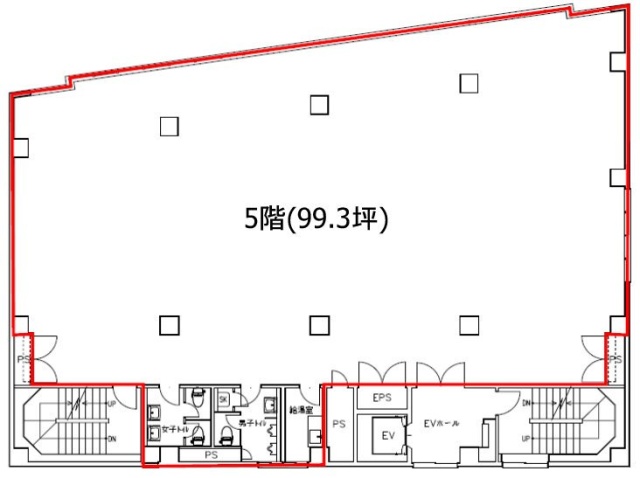 ECS第27ビル5F 間取り図