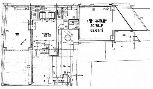 代々木フォレストビル1F 間取り図