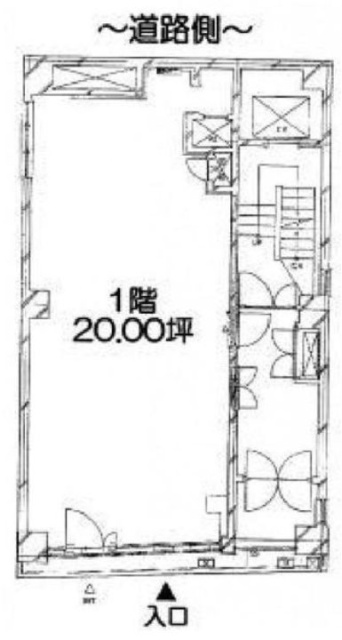 銀座高孝(たかこう)ビル1F 間取り図