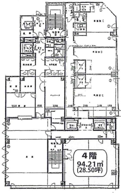 新宿高野第2ビル4F 間取り図