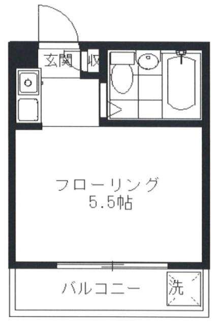 クアルト上井草ビル108 間取り図