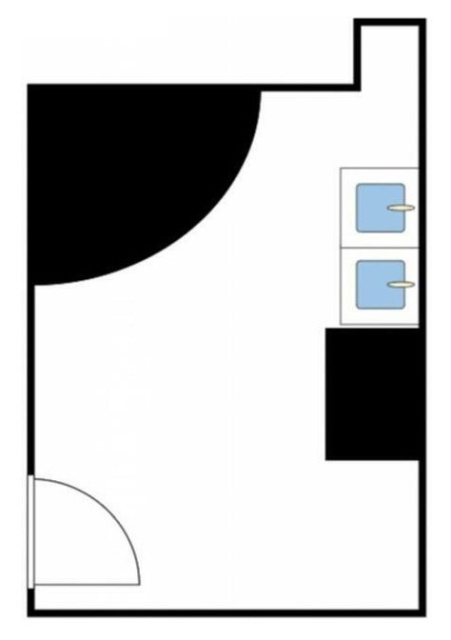 Purple Rose Tsukiji(パープルローズツキジ)1F 間取り図