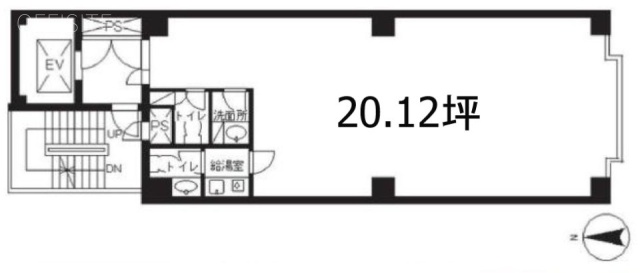 麻布十番第五早川屋ビル2F 間取り図