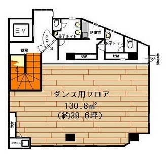 中町三紫ビル3F 間取り図