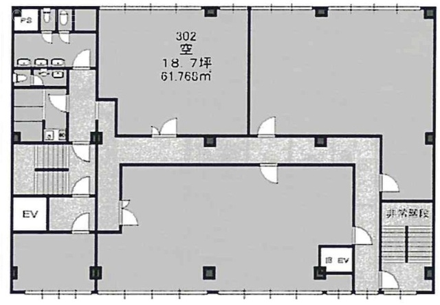 興和ビル302 間取り図