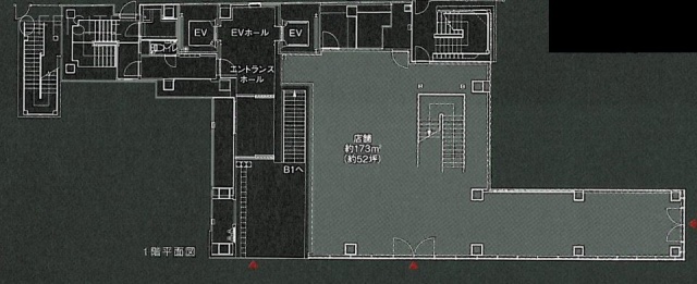 ファサード銀座1F 間取り図