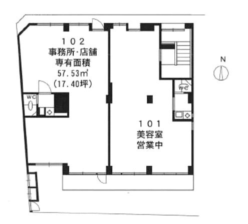 第一ビル102 間取り図