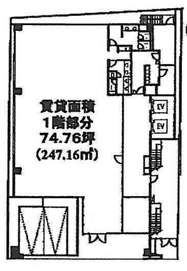 三田SSビル1F 間取り図
