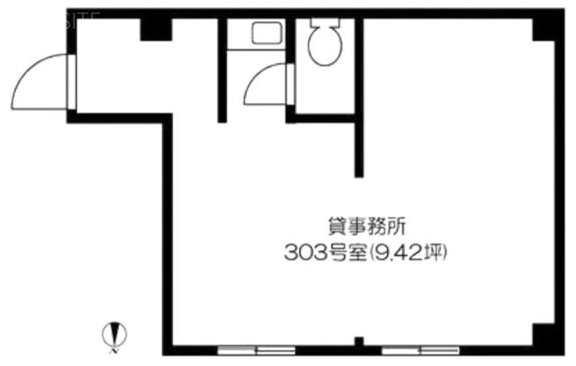 大同ビル303 間取り図